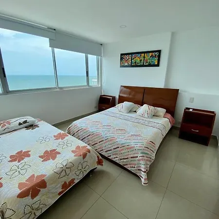 Apartamento Apartamento Al-4 Frente Al Mar Con Balcon Aire Acondicionado Y Wifi