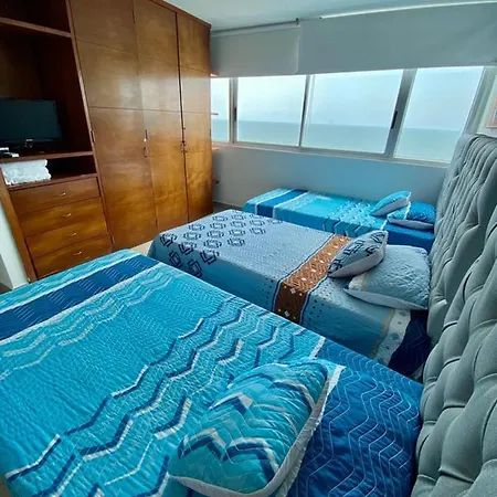 Apartamento Al-4 Frente Al Mar Con Balcon Aire Acondicionado Y Wifi