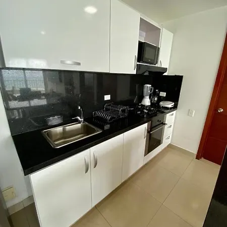 Apartamento Apartamento Al-4 Frente Al Mar Con Balcon Aire Acondicionado Y Wifi Cartagena